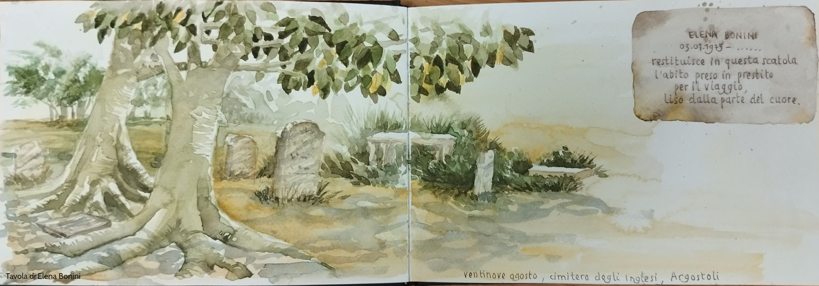 Carnet del viaggio a Cefalonia di Elena Bonini