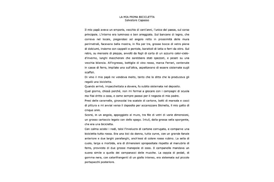 La mia prima bicicletta