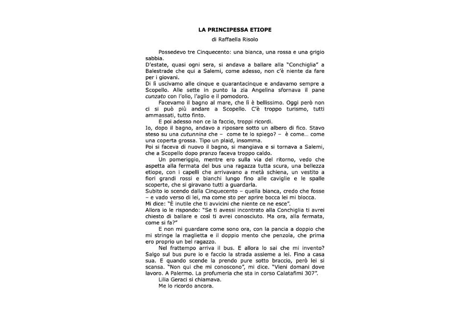 La principessa etiope