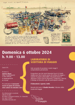 Laboratorio di scrittura di viaggio a Rovereto domenica 6 ottobre 2024