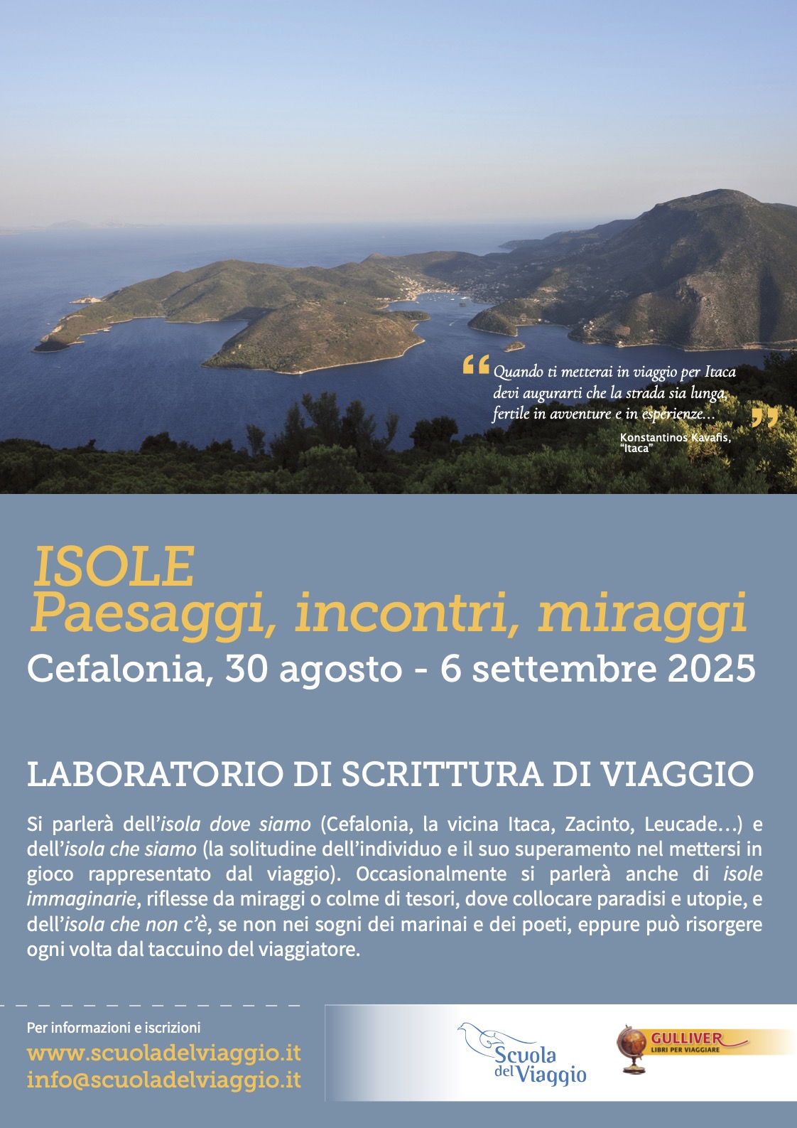 Laboratorio di scrittura Cefalonia 2025