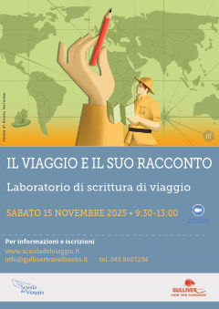 Laboratorio di scrittura di viaggio online - Sabato 15 novembre 2025