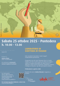 Laboratorio base di scrittura di viaggio - Sabato 25 ottobre 2025