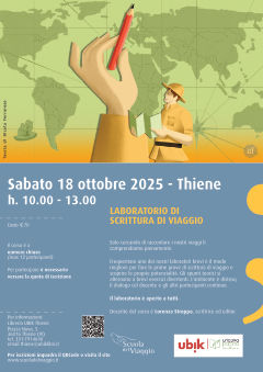 Laboratorio base di scrittura di viaggio - Sabato 18 ottobre 2025