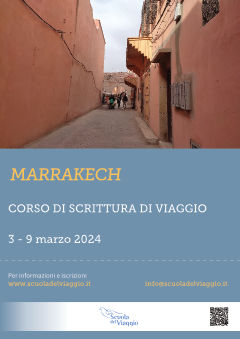 Locandina Laboratorio di scrittura a Marrakech 2023