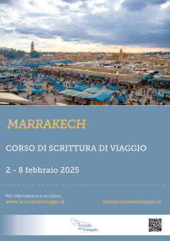 Locandina Laboratorio di scrittura a Marrakech 2025