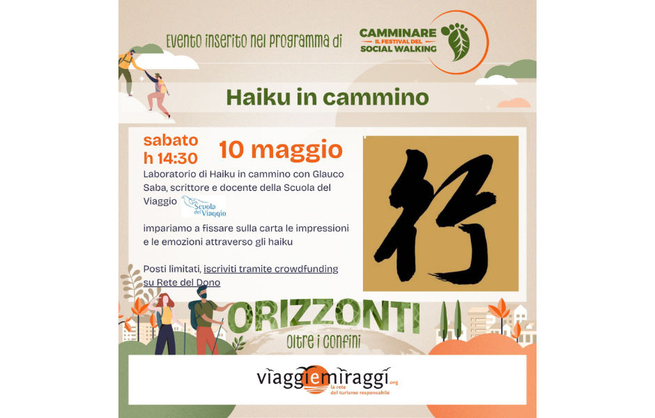 Haiku in cammino a CAMMINARE il Festival del Social Walking